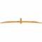 Ekena Millwork Bellingham Rough Sawn Timber Gable Bracket, Western Red Cedar, 108"W x 18"H x 2"D x 4"F, 4/12 Pitch GBW108X18X0204BEL00RWR - alternate 4
